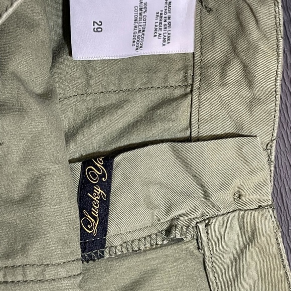 Lucky brand green short pants size 29 - Picture 5 of 5